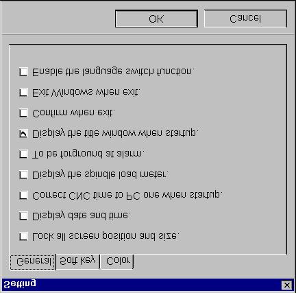 B-62994EN/01 11. CUSTOMIZATION 2. Select the "Enable the language switch function." check box. Click the <OK> button. 3. If the soft key is currently not displayed, press the function selection key.