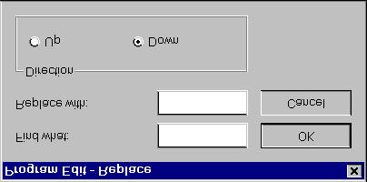 B-62994EN/01 5. PROGRAM 2. Press the soft key. The [Program Edit - Replace] screen appears. 3.