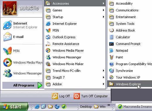 Windows Explorer Start All Programs