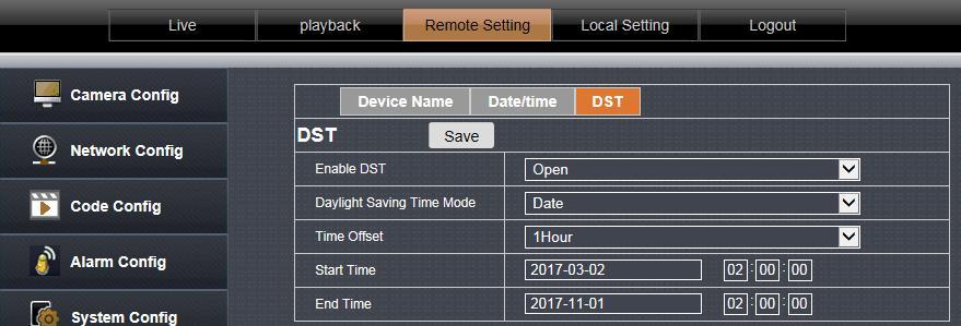 Date and time formats are directly reflected on the OSD.