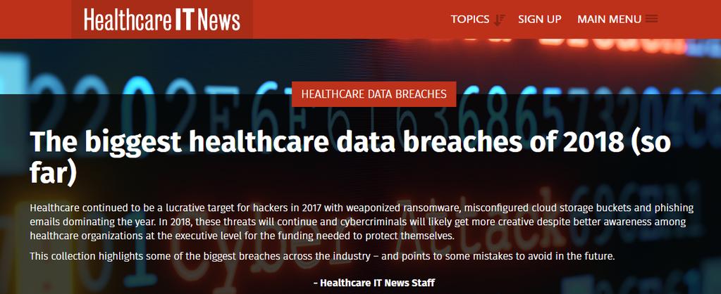 Data Breach Hacktivism Phishing Ransomware