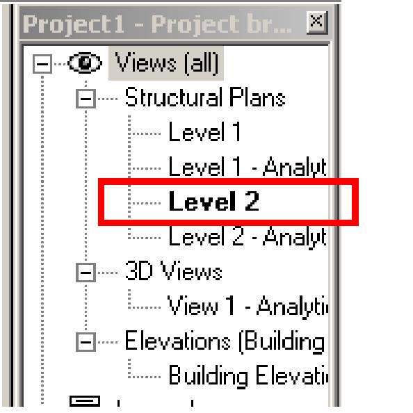 - Import dwg file from the architect o Select link instead of import so you can update the dwg when you get a revision from the architect o Select current view only 2) Import elevation - Select the
