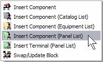 Combining these two functions, you can now start a design by placing long lead time items onto your panel layout.