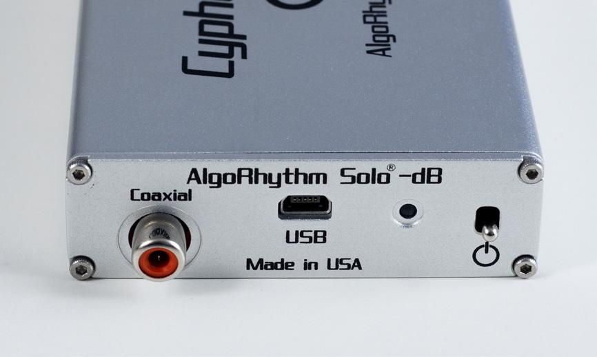 When you dock your ipod, the AlgoRhythm Solo -db first initiates a handshake with the ipod and the ipod verifies communication with the AlgoRhythm Solo -db.
