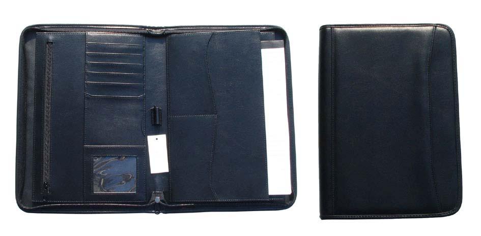 Item Number: CR-P6026 Product Name: Zip Portfolio Size: 25.5 x 36 x 3 cm Material: Imitative Leather Single Zipper 3 sides closure Pocket on the front 2.55 USD/pc for 3000 pcs 2.