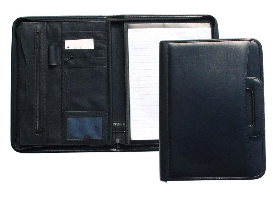 Item Number: CR-P612B Product Name: Zip Portfolio with flexible handles Size: 25.5 x 34.