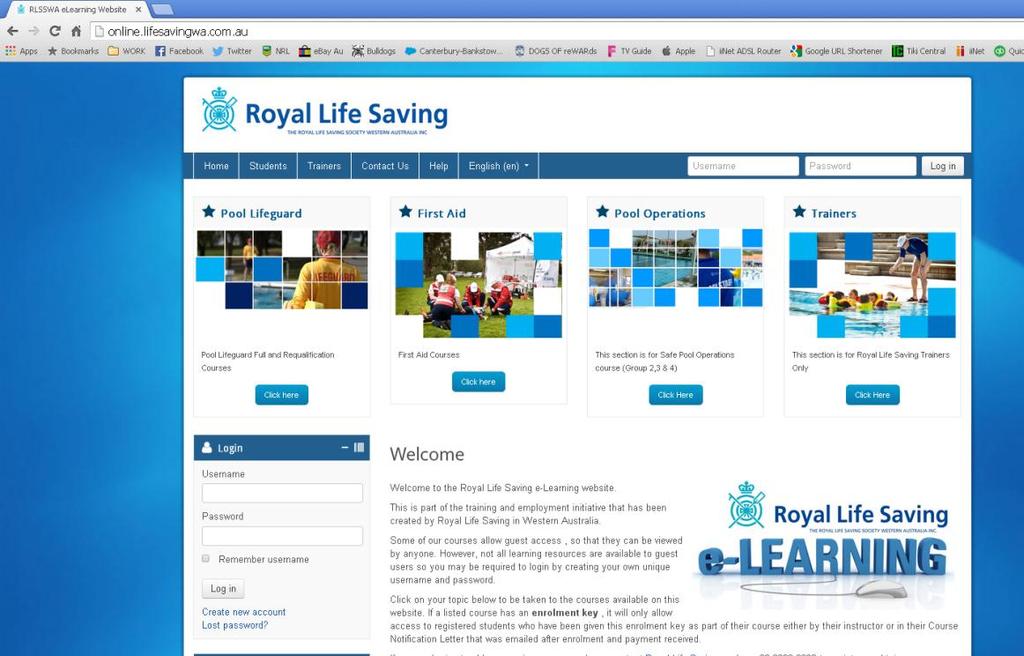 2. Create a RLSS e-learning Account How to create a new account You will need to create an account to access RLSS e-learning courses.