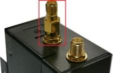 Set the antenna cables aside and clear the wireless module socket as shown in the figure for