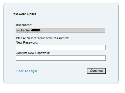 You will be prompted to set a new password.
