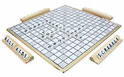 50 Low Vision Scrabble This version of the classic word game has been reconfigured for the low vision player.
