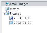 You can also set the e-mail software that starts automatically after the image is created.