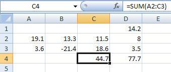 Formulas in Microsoft Excel (Continued) May 6, 2010 When we re in the process of entering a formula into a cell (or perhaps, editing it later on), Excel will usually display cell references in the