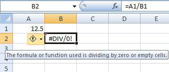 May 6, 2010 Formulas in Microsoft Excel (Continued) do not know how to cope with infinities.