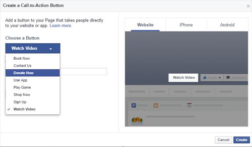Easier: Set up the Donate Now Button on Facebook. 3. Hardest: Embed a WidgetMakr widget on a custom Tab in your Facebook Page.