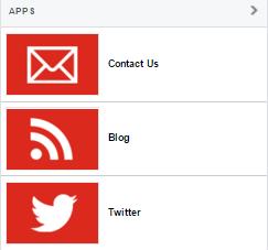 3. The Apps will also appear in this order under the App Section on the left side of your page.