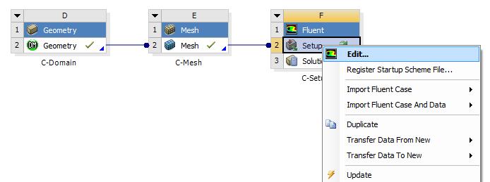 27 6. Setup In this section you will create solver setups for C-mesh and O-Domain-R5.