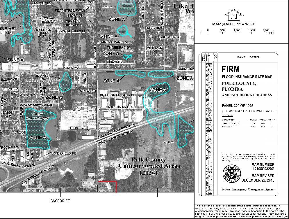 F O R S A L E or L E A S E Plug & Play Call Center Campus 53,000 sf Lakeland, Florida Flood Map North Jack A.