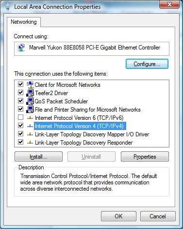 Network Connections Double click on the