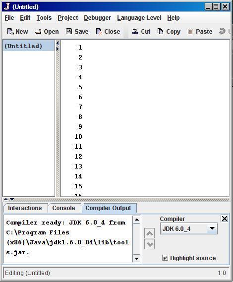 Interactive mode Except for the availability of the interactive mode, this IDE is similar to other lightweight IDEs. The use of the IDE is fairly intuitive.