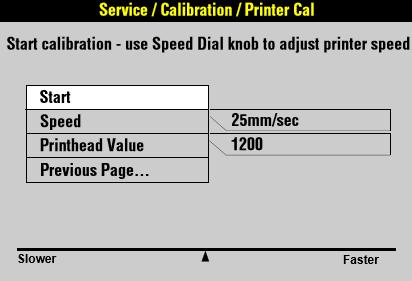 TCP Printer Calibration Tests Perform the following printer calibration tests: TCP Printer Calibration at 25 mm TCP Printer Calibration at 12.