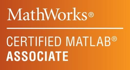 Training Certification Accelerate professional growth Validate proficiency with MATLAB Increase productivity and project success MathWorks Certified MATLAB Associate Examination
