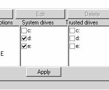 Next, go to System Setup tab and select system drives D and E Depending on systems configuration system drive letters might differ. (fig. 1) 4.