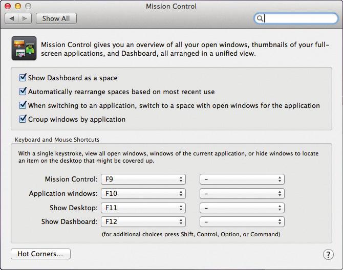 the Dock, see Chapter Two. For a detailed look at the System Preferences, see Chapter Two.