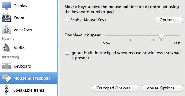 Introducing Mountain Lion The Audio, Keyboard and Mouse & Trackpad