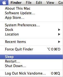 4 Introducing Mountain Lion When shutting down, make sure you have saved all of your open documents, although OS X will prompt you to do this if you have forgotten.