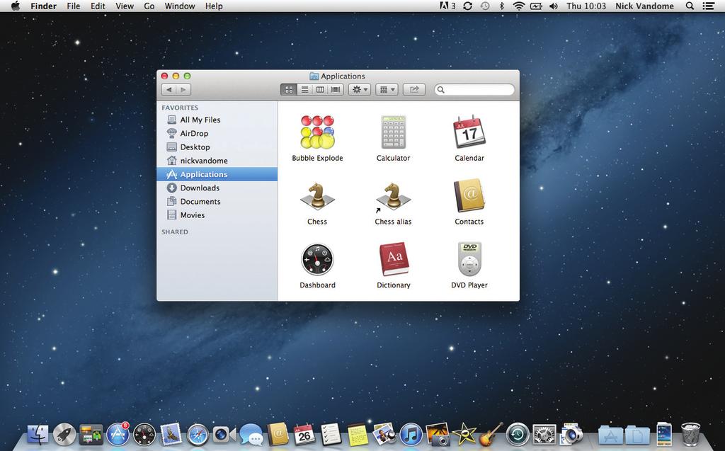 0 Introducing Mountain Lion The OS X Environment The first most noticeable element about OS X is its elegant user interface.