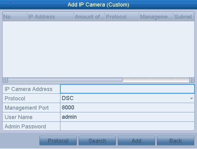 Icon Explanation Icon Explanation Edit basic parameters of the camera The camera is connected. Delete the IP camera Add the detected IP camera.