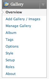 To make things a little easier to navigate, let s explore the Gallery navigation on the left side of the page: IMPORTANT NOTE: It s important to take some time to understand two of the definitions