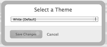 Changing Theme When you create a new form, a theme will be assigned to your form.
