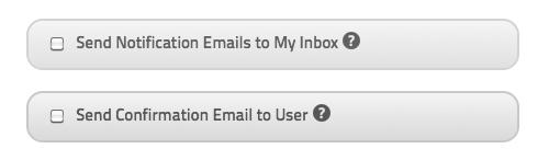 NOTIFICATIONS The email notification feature of MachForm is very powerful. You can customize every aspect of it (sender, receiver, content template, and auto-responder).