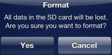 [13]Format SD Card Note: all data in the SD card will be lost after format operation, so be sure to do data backup before doing it.