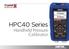 HPC40 Series. Handheld Pressure Calibrator