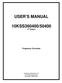 USER S MANUAL. 10KSS360400/ nd Edition