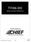 TITAN-360 PARTS MANUAL SINGLE ACTING HYDRAULICS. May 2016 by Vehicle Service Group. All rights reserved. CO9722.3