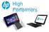 High Performers. HP BeLux May 2013 Pricing