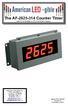 The AF Counter Timer with PP D or PP A Firmware