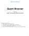 Quant Browser for the Agilent Technologies GCMS Chemstation