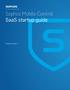 Sophos Mobile Control SaaS startup guide. Product version: 7