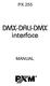 DMX-DALI-DMX interface