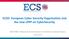 ECSO- European Cyber Security Organisation and the new cppp on CyberSecurity