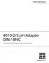 4010-2/3 ph Adapter DIN / BNC