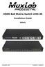 HDMI 8x8 Matrix Switch UHD-4K