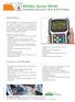 REGAL Series RH40. Handheld Ultrasonic Flow & BTU Meter. Applications. Features and Benefits