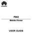 F662. Mobile Phone USER GUIDE