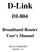 D-Link DI-804 Broadband Router User s Manual