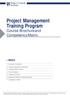 Project Management Training Program